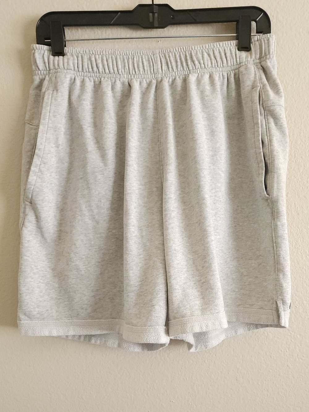 Nike Yoga Therma-FIT Restore Fleece Shorts Grey Heather Men’s Medium